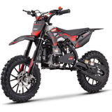 MotoTec Thunder 50cc 2-Stroke Kids Gas Dirt Bike - Red