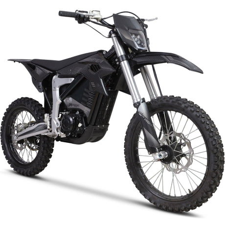 MotoTec - Venom 72V 12000W Electric Dirt Bike Black