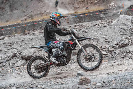 MotoTec - Venom 72V 12000W Electric Dirt Bike Black