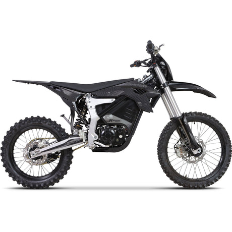 MotoTec - Venom 72V 12000W Electric Dirt Bike Black