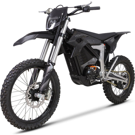 MotoTec - Venom 72V 12000W Electric Dirt Bike Black