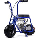 MotoTec Wild Rover 49cc 2-Stroke Kids Gas Mini Bike - Blue