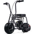 MotoTec Wild Rover 49cc 2-Stroke Kids Gas Mini Bike - Grey