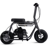 MotoTec Wild Rover 49cc 2-Stroke Kids Gas Mini Bike - Grey