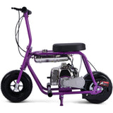 MotoTec Wild Rover 49cc 2-Stroke Kids Gas Mini Bike - Purple