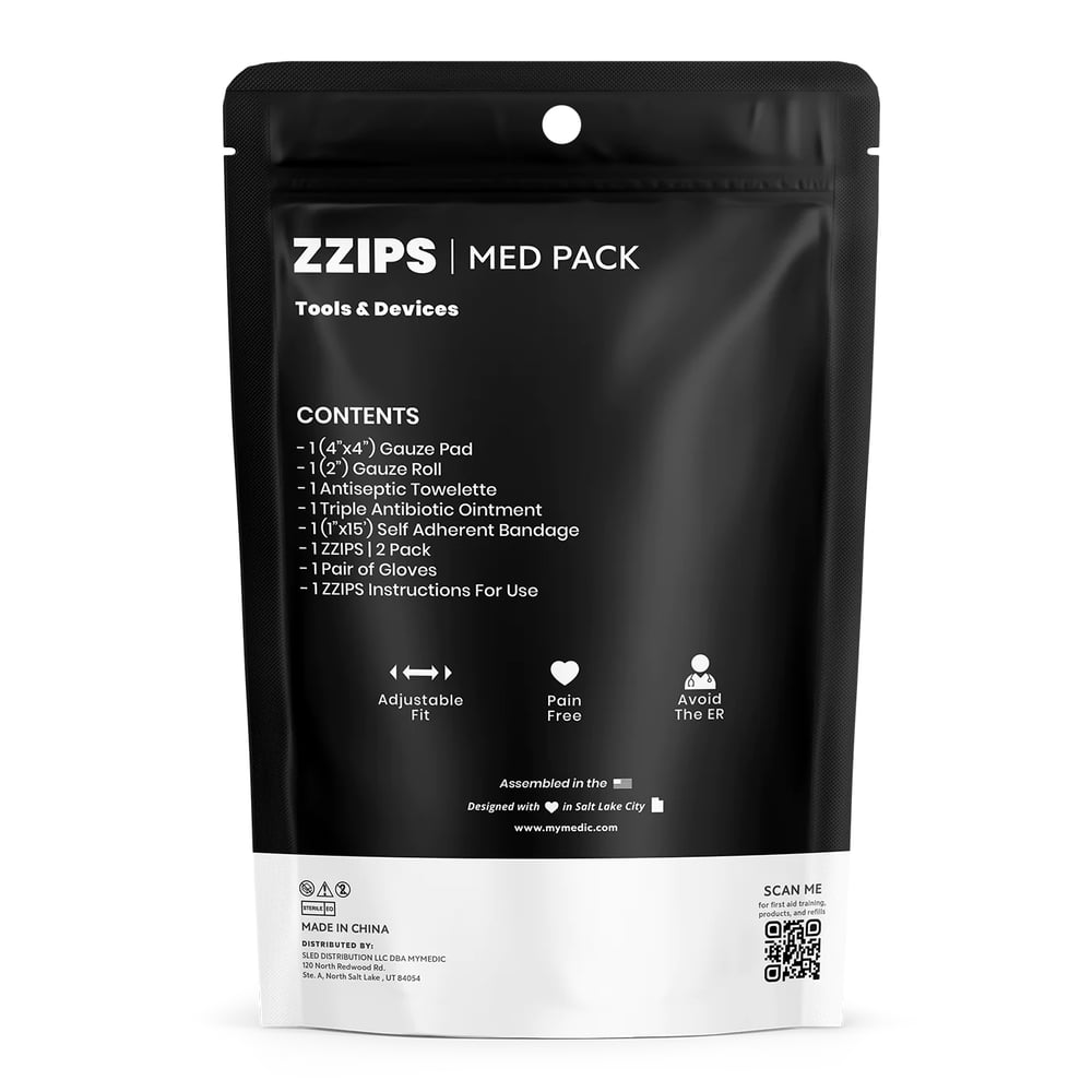 MY MEDIC - ZZips Cut Kit Med Pack
