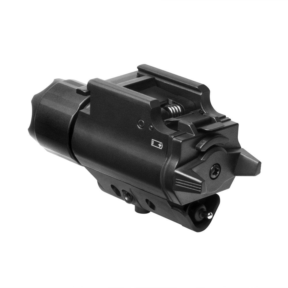 NcSTAR - 200L Flashlight & Red Laser with QR Mount