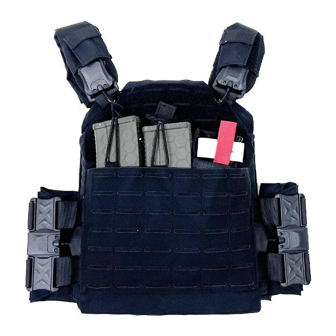 NcSTAR - Quick Release Laser Cut Plate Carrier 10x12 - Black — view 3