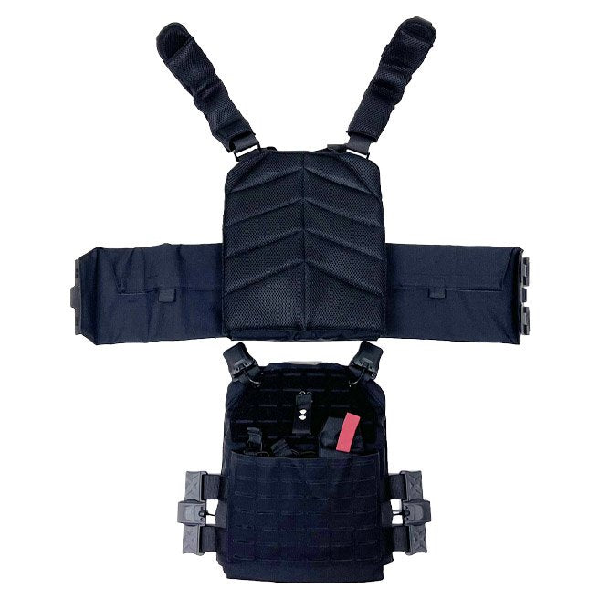 NcSTAR - Quick Release Laser Cut Plate Carrier 10x12 - Black — view 8