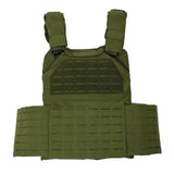 NcSTAR - Quick Release Laser Cut Plate Carrier 10x12 - Green — view 2