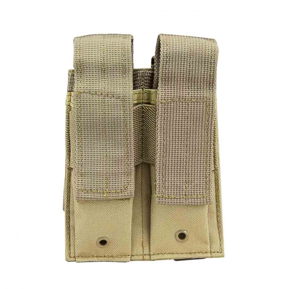 NcSTAR - Double Pistol Mag Pouch - Tan