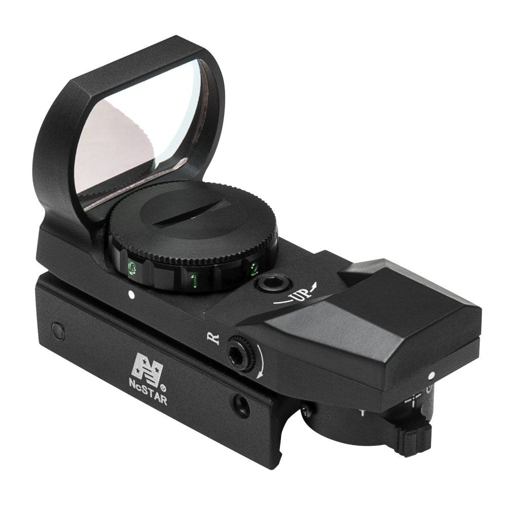 NcSTAR - Red & Green Four Reticle Reflex Optic - Black