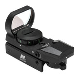 NcSTAR - Red & Green Four Reticle Reflex Optic - Black