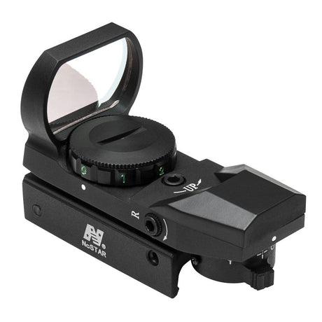 NcSTAR - Red & Green Four Reticle Reflex Optic - Black — view 2