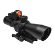 NcSTAR - 3-9X42 USS Gen II P4-SNIPER with Micro Red Dot