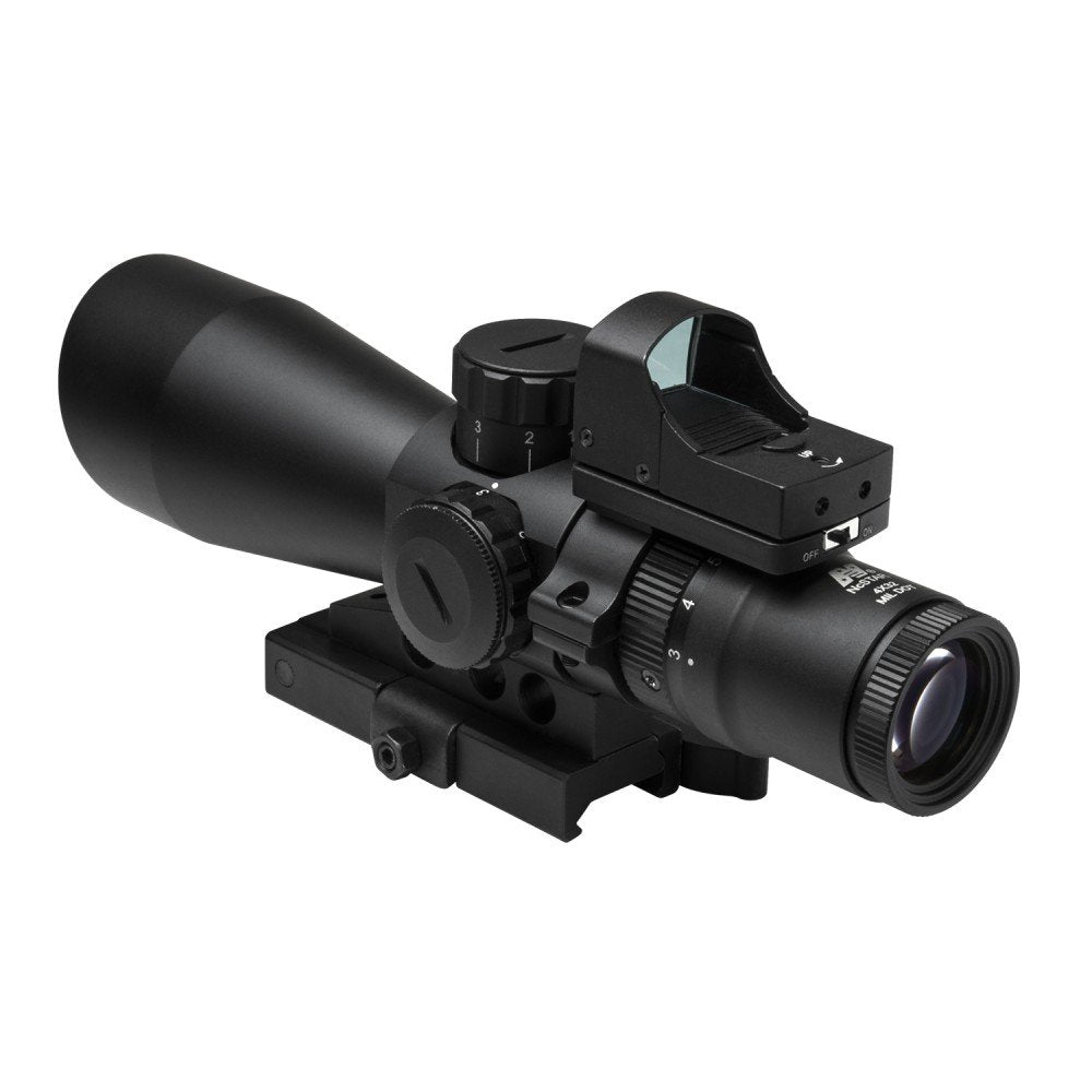 NcSTAR - 3-9X42 USS Gen II P4-SNIPER with Micro Red Dot