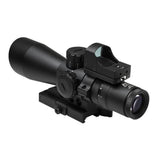 NcSTAR - 3-9X42 USS Gen II P4-SNIPER with Micro Red Dot