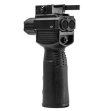NcSTAR - Vertical Grip with Strobe Flashlight & Green Laser