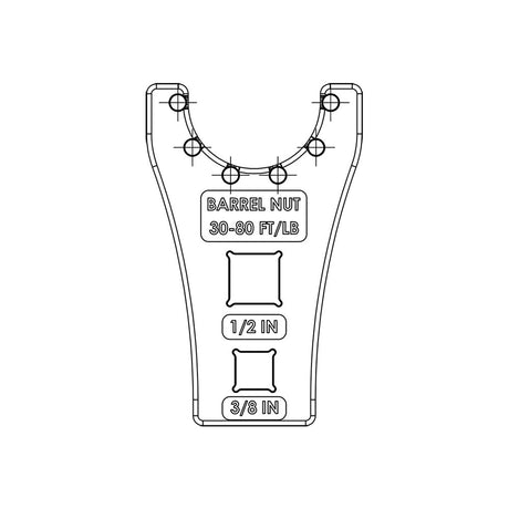 NcSTAR - AR15 Crows Foot Barrel Tool — view 3