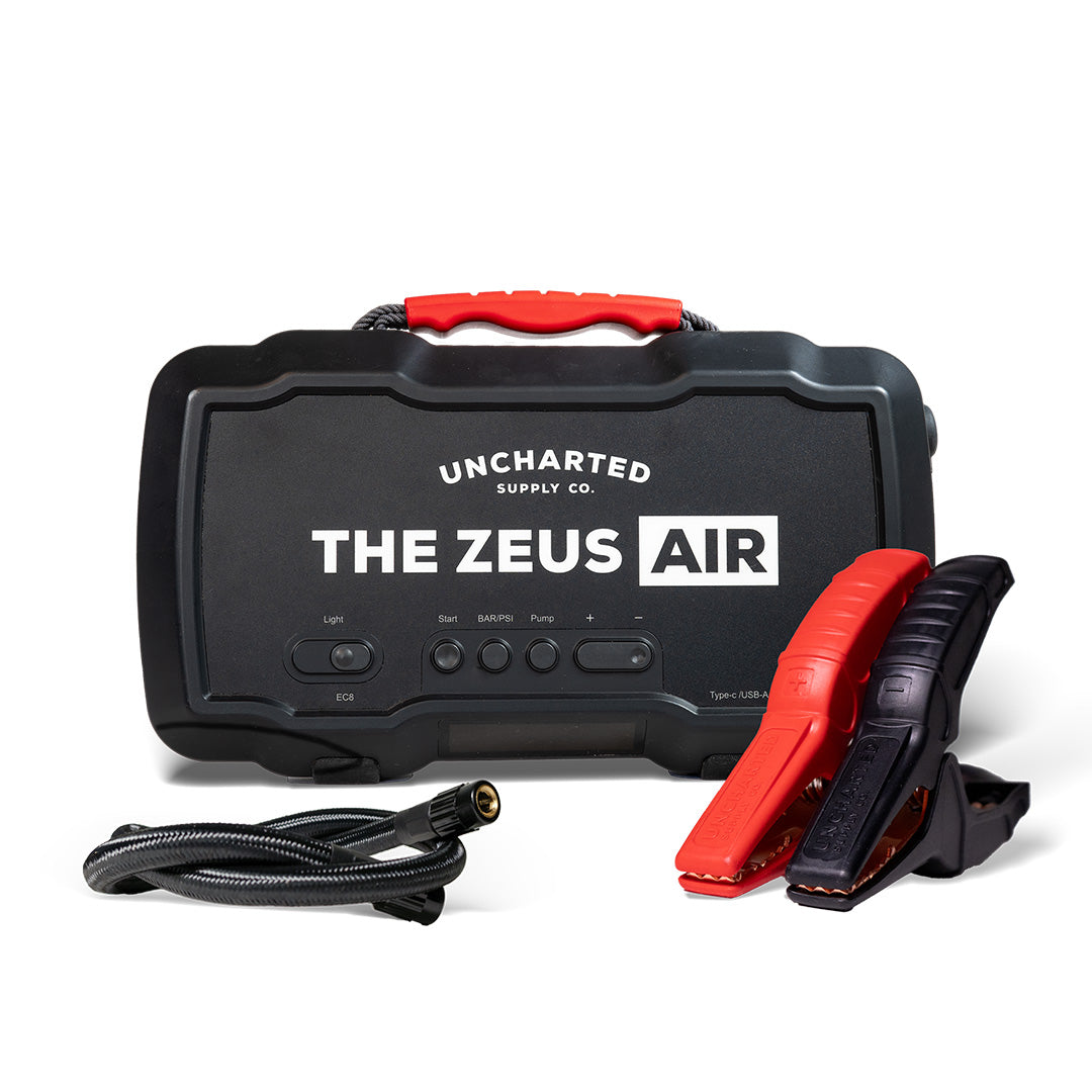 Zeus Air: Emergency Jump Starter & Inflator | Mountain Ready