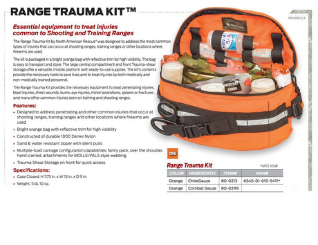 North American Rescue - Range Trauma Kit