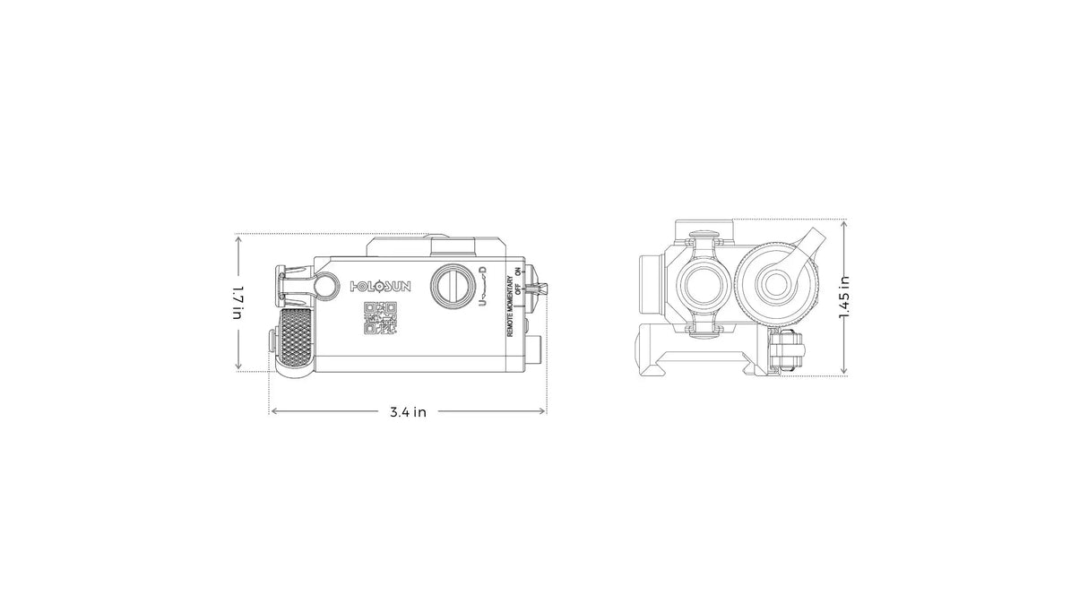 Holosun - 117 Laser Aiming Device