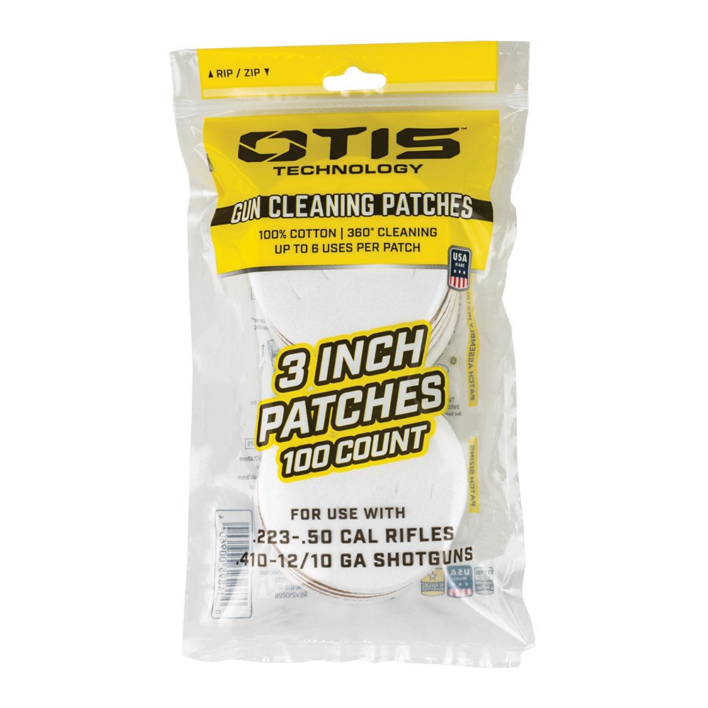 Otis Technology - 3" Round Gun Cleaning Patches - 100 Pack — view 3