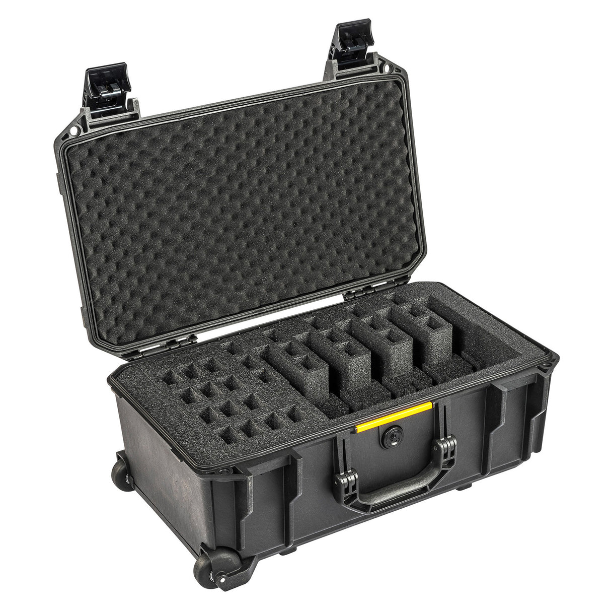 Pelican - Vault Series V525 Vault Rolling Case, 5 Pistols Foam, Black