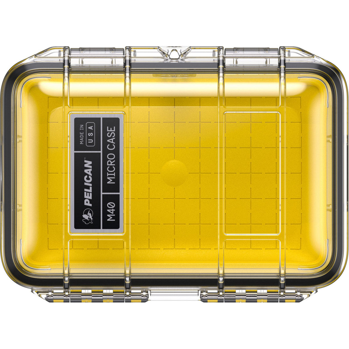 Pelican - M40 Micro Case in Yellow - Clear — view 11