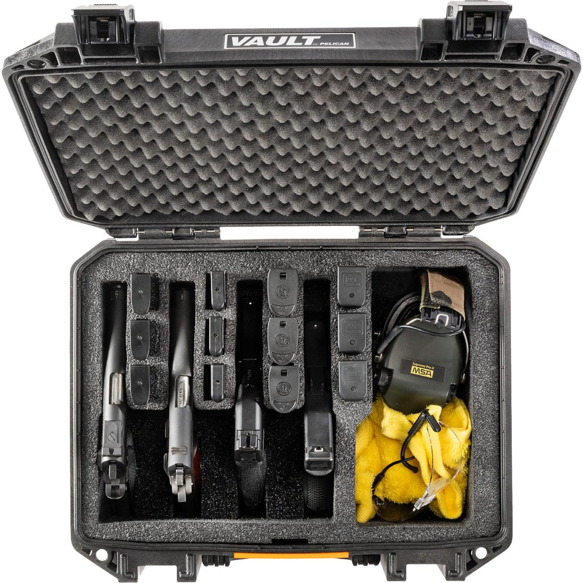 Pelican - V300PF5 Vault 5-Pistol Case - Gray — view 4