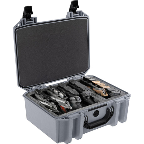 Pelican - V300PF5 Vault 5-Pistol Case - Gray — view 6