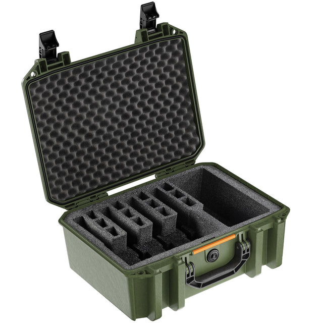 Pelican - V300PF5 Vault Universal 5-Pistol Case - OD Green