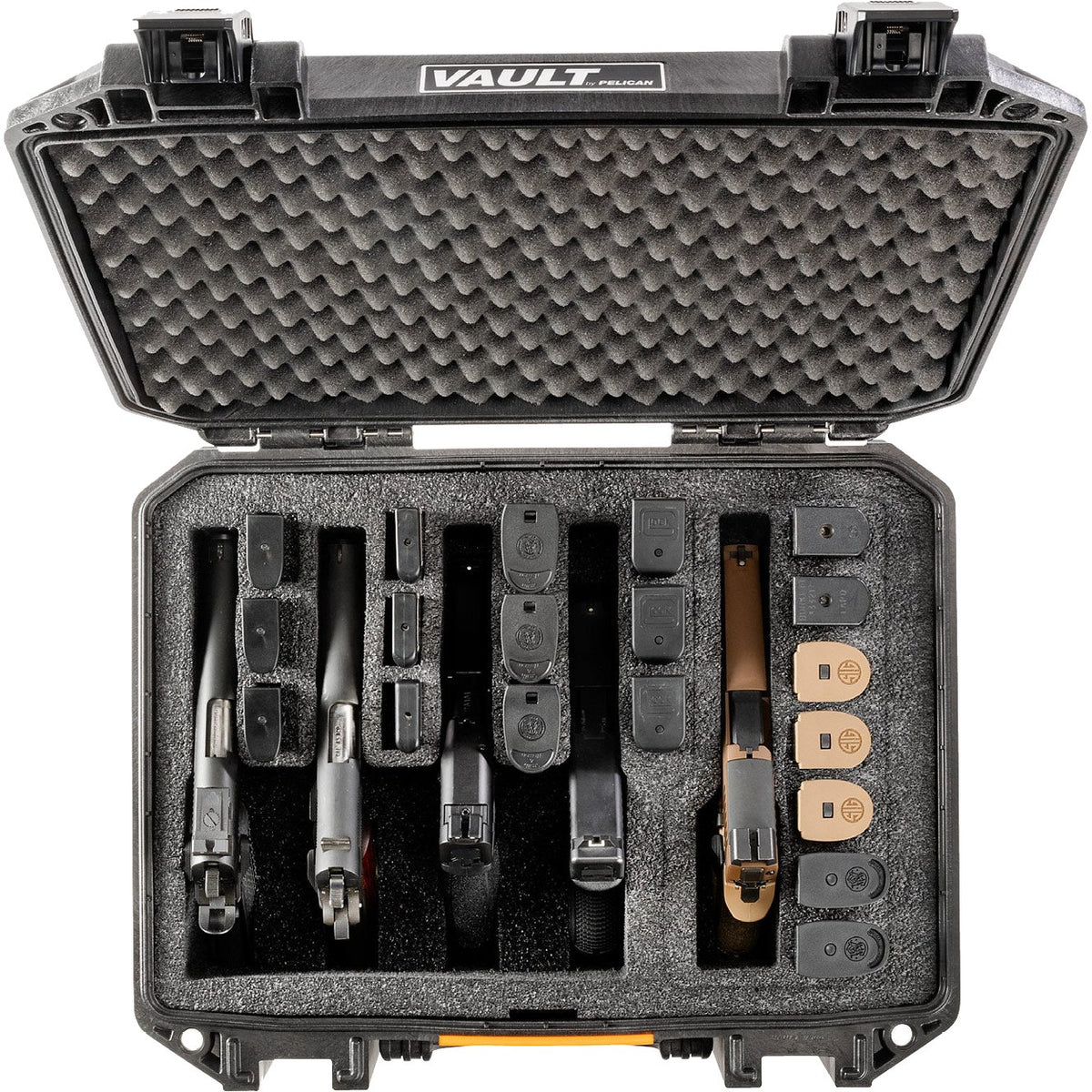 Pelican - V300PF5 Vault Universal 5-Pistol Case - OD Green — view 3