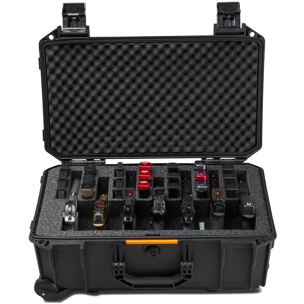 Pelican - V525PF7 Vault 7-Pistol Case - Black — view 3