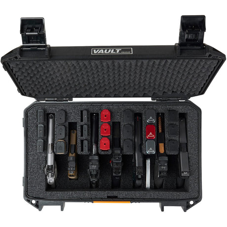 Pelican - V525PF7 Vault 7-Pistol Case - Gray — view 4