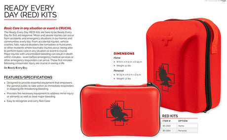 North American Rescue – Ready Every Day (RED) Kit – Personal