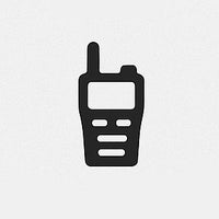 Icons representing communication tools for outdoor survival and emergency preparedness.