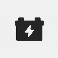 Energy icon symbolizing power solutions for outdoor survival and emergency preparedness equipment.