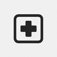 First aid kit icon for emergency preparedness and outdoor survival gear.