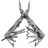 SOG - PowerLitre, 18 Tool Multi-Tool, Stainless Steel, Stonewashed Finish, Silver