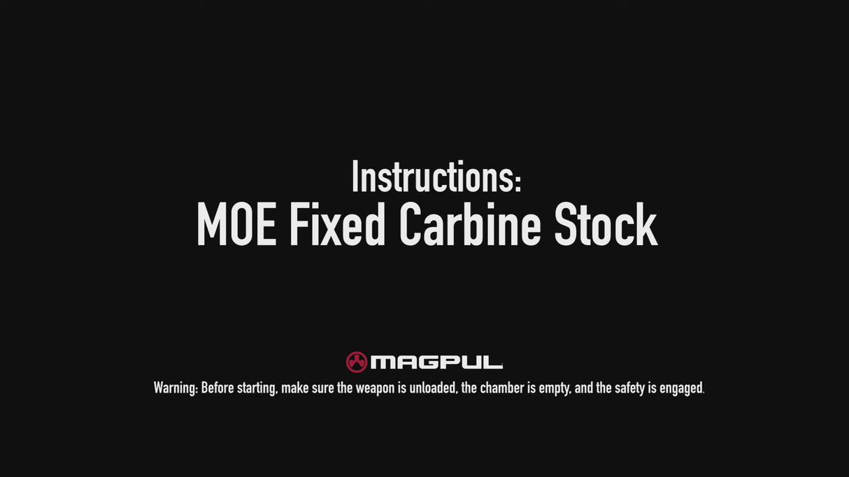 Magpul - MOE® Fixed Carbine Stock, Mil-Spec