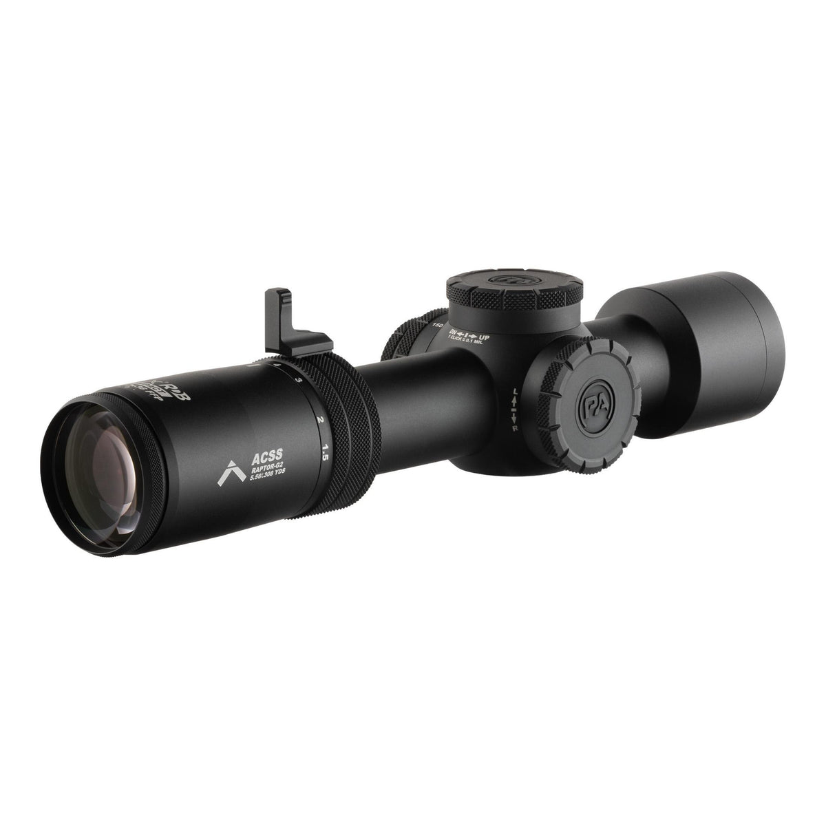 Primary Arms - PLxC 1.5-12x36 FFP RDB Rifle Scope - Black — view 2