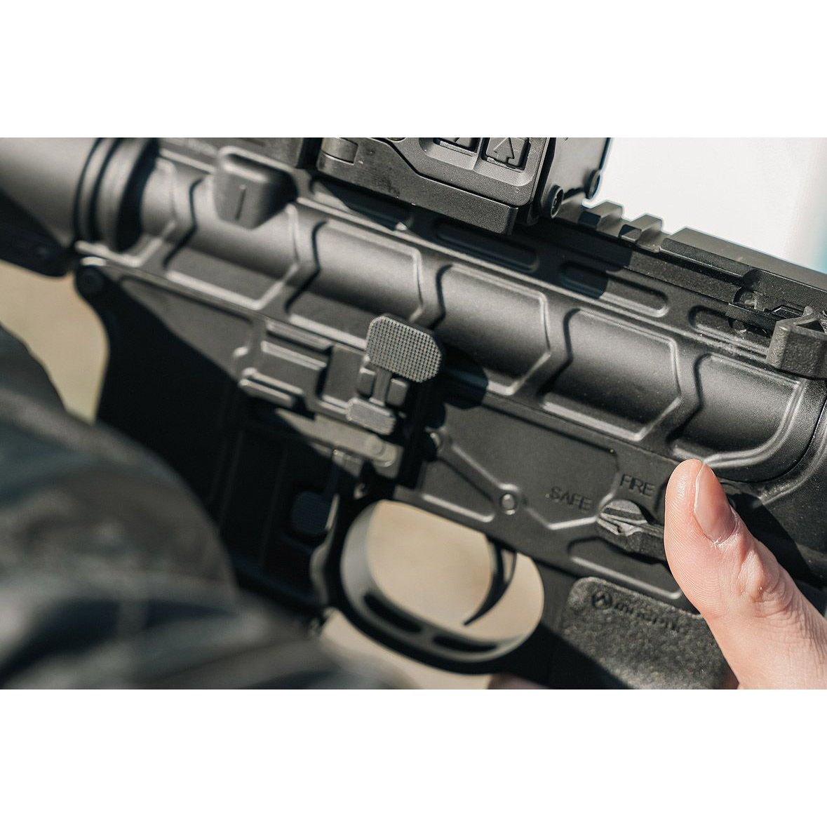 Primary Weapons Systems - Mod 2 Bolt Catch - Black — view 6