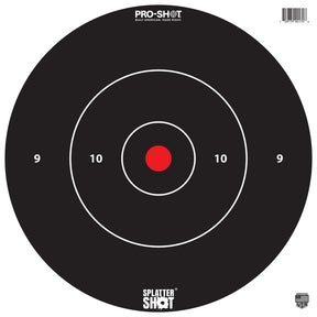 Pro-Shot Products - Splatter Shot 12" White Bullseye Target - 5 Pack