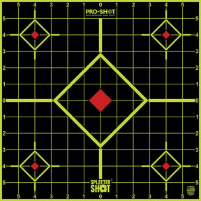 Pro-Shot - Splatter Shot 12" Green Sight-In Target 12-Pack