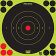 Pro-Shot - Splatter Shot 8" Green Bullseye Target - 6 Pack
