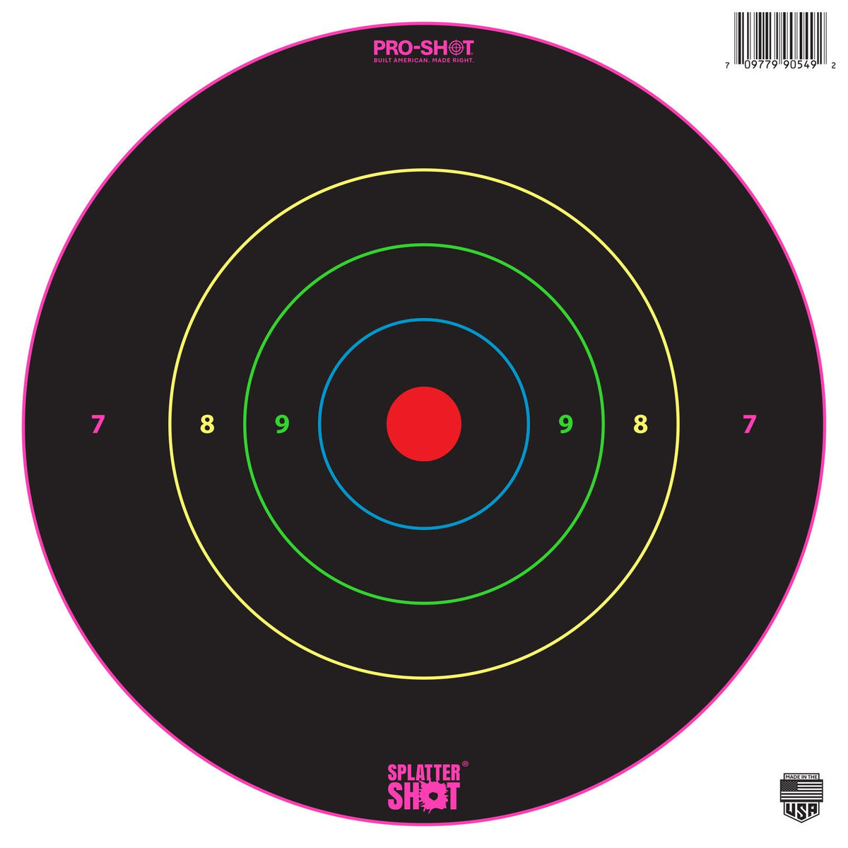 Pro-Shot Products - 8" Bullseye Multi-Color Rings - 6 Pack