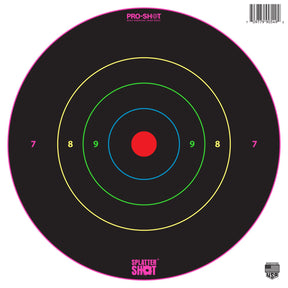 Pro-Shot Products - 8" Bullseye Multi-Color Rings - 6 Pack