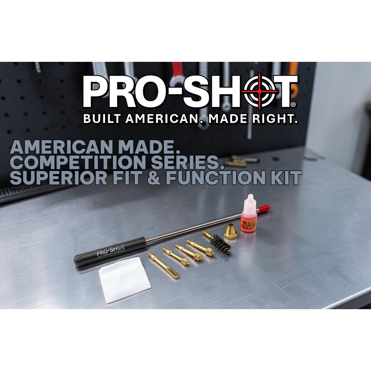 Pro-Shot - 8" Stainless Competition Pistol Kit for Multi-Caliber