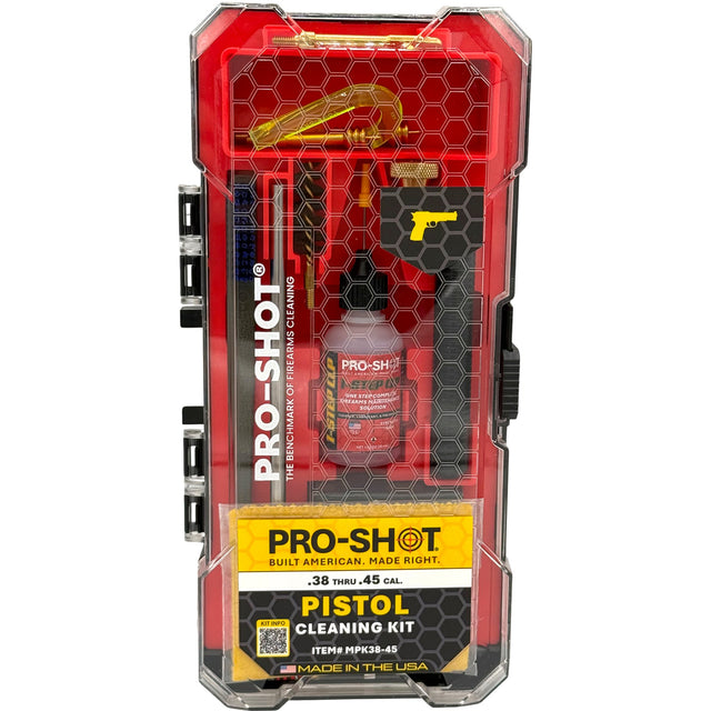 Pro-Shot - .38-.45 Cal. Multi-Caliber Large Bore Cleaning Kit